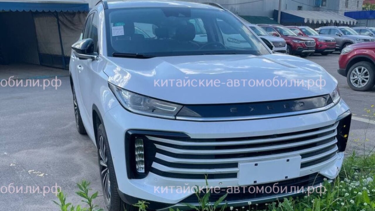 Новый кроссовер Exeed TXL впервые заметили в России - Китайские автомобили